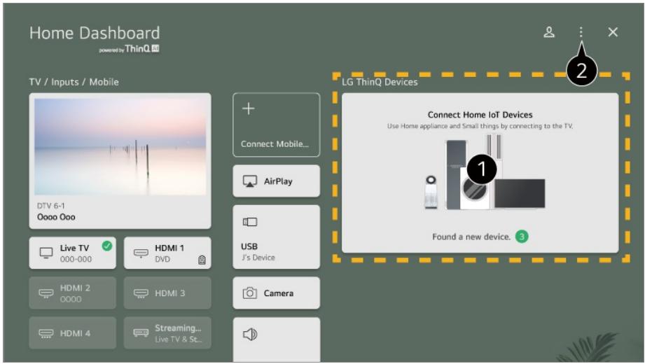 LG TELEVISEUROLED77CS6 - Connexion de Périphériques IoT domestiques - 1