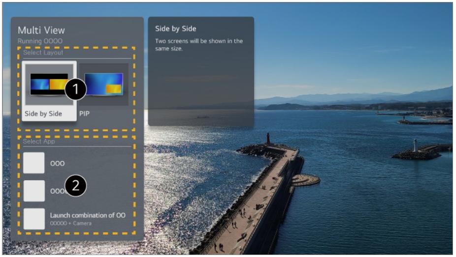 LG TELEVISEUROLED77CS6 - Utilisation de Multi-écrans - 1