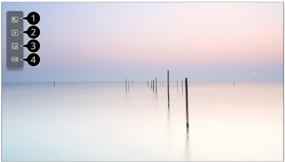 LG TELEVISEUROLED77CS6 - Utilisation du menu Live - 1