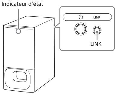 SONY HT-SD355 - Établissement de la connexion sans fil du caisson de graves (SECURE LINK) - 1