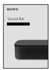 SONY HT-SD355 - Pour fixer l'enceinte-barre au mur - 2