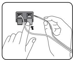 LG HB45RC - Raccordement des enceintes au lecteur - 2