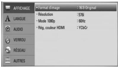 LG HB45RC - Réglage des paramètres - 2