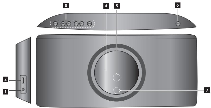 LG HB45RC - Panneau avant - 1