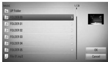 LG HB45RC - Écoute de musique pendant un diaporama - 3