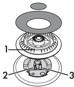 SMEG TR103GR - Position correcte des couronnés et des chapeaux - 2