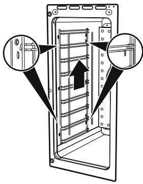 SMEG TR103GR - Dépose des supports des glissières pour grilles et l'echefrites du four vertical - 1