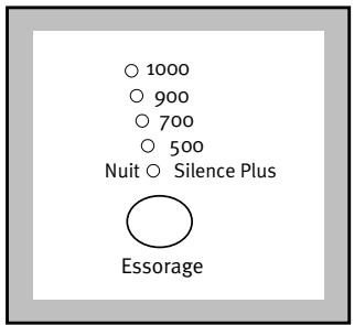 ARTHUR MARTIN AWF 1000 - Choix de la vitesse d'essorage ou de la fonction NUIT SILENCE PLUS - 1