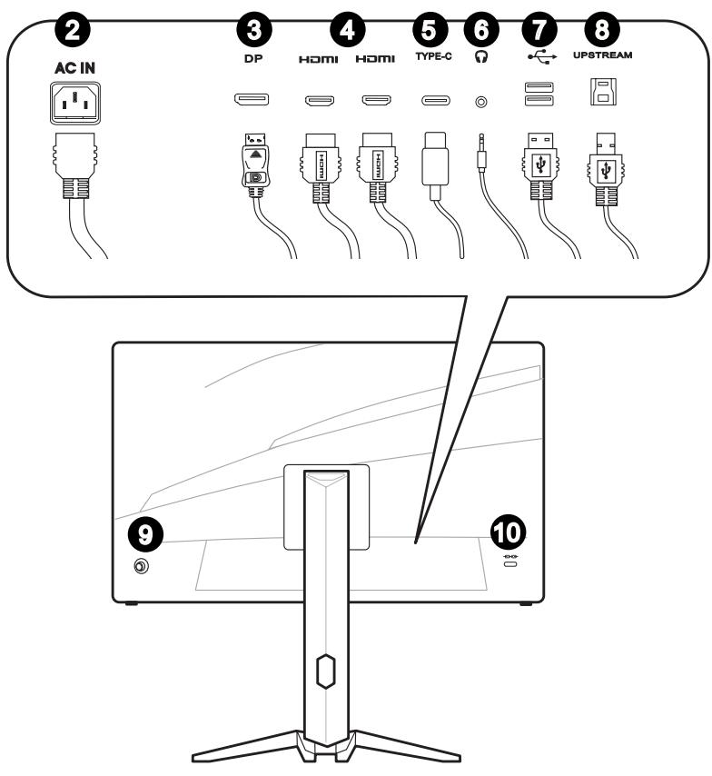 MSI MAG272CQR - Vue d'ensemble du moniteur - 2