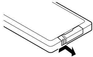 DENON DSD300BKE2 - Insertion des piles - 1