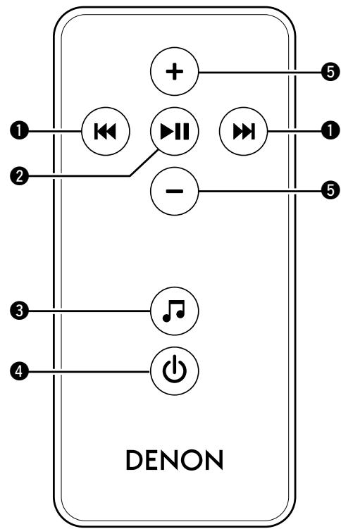 DENON DSD300BKE2 - Télécommande - 1