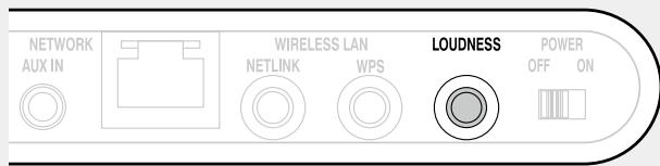 DENON DSD300BKE2 - Appuyez sur le bouton LOUDNESS de l'unité principale. - 2
