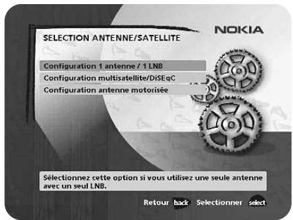 NOKIA 9470 - Sélection antenna/satellite - 1