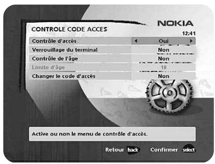 NOKIA 9470 - Verrouillage du terminal - 4