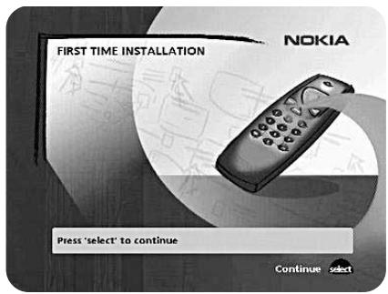 NOKIA 9470 - Le menu « Installation initiale » - 1