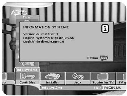 NOKIA 9470 - Contrôles Info système - 3