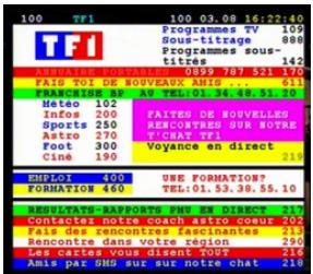 C6V APOLLO L22W11 LED - Téletexte - 1