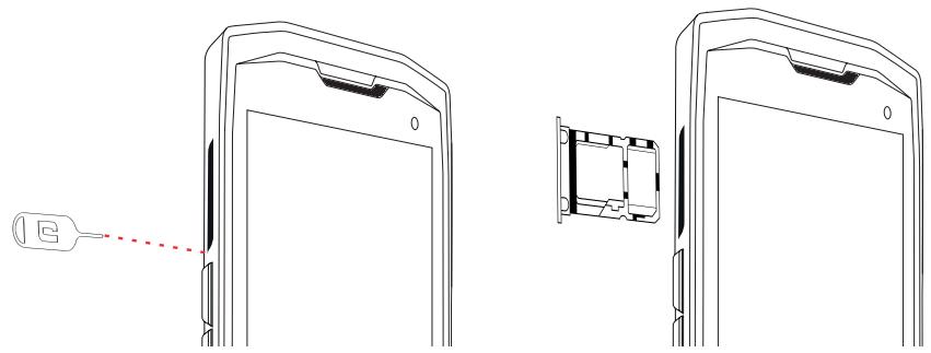 CROSSCALL GSM - Installation de la carte SIM - 1