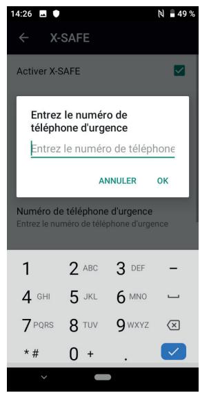 CROSSCALL GSM - Ouvrez l'application X-SAFE - 2