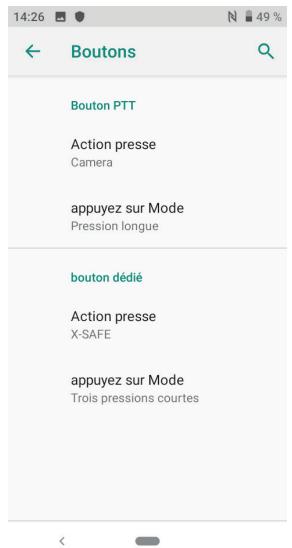 CROSSCALL GSM - ÉTAPE 2 : ASSOCIATION ENTRE X-SAFE ET LE BOUTON PROGRAMMABLE - 1