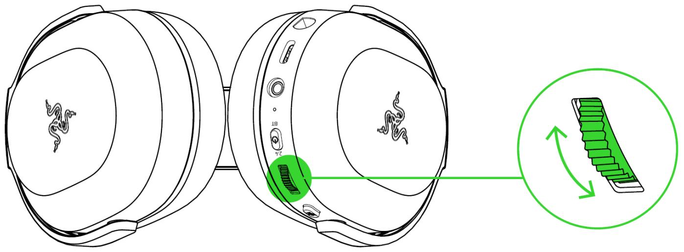 RAZER Barracuda X - MOLETTE DU VOLUME - 1