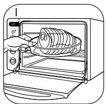 ROWENTA 9081 - 7·Cuisson au four ^* ou chaleur tournante - 1