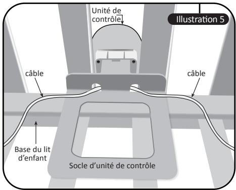 BABYSENSE BABYSENSE 5 - Assurez-vous que l'ajusteur de sensibilité, situé à l'arrêt du capteur, est positionné sur le niveau 3 (voir - 4