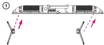 JVC LT-43FV130 - De standardvastmaken - 1