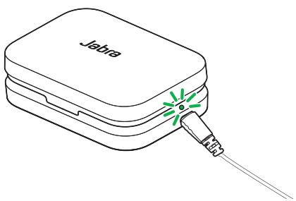JABRA ELITE SPORT GRIS VERT - Charge de l'étui de recharge - 1