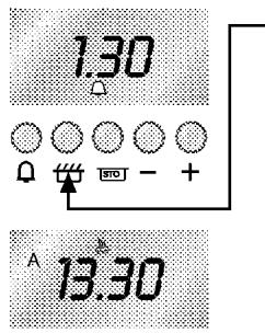 LEISURE CM 10 FRCP CREME - Pour que le minuteur s'allume immédiatement et s'éteigne automatiquement après une durée de cuisson définie. - 1