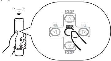YAMAHA CDX-397 - Pour rechercher un dossier/fichier sur un disque MP3 ou WMA (CDX-497 seulment) - 4