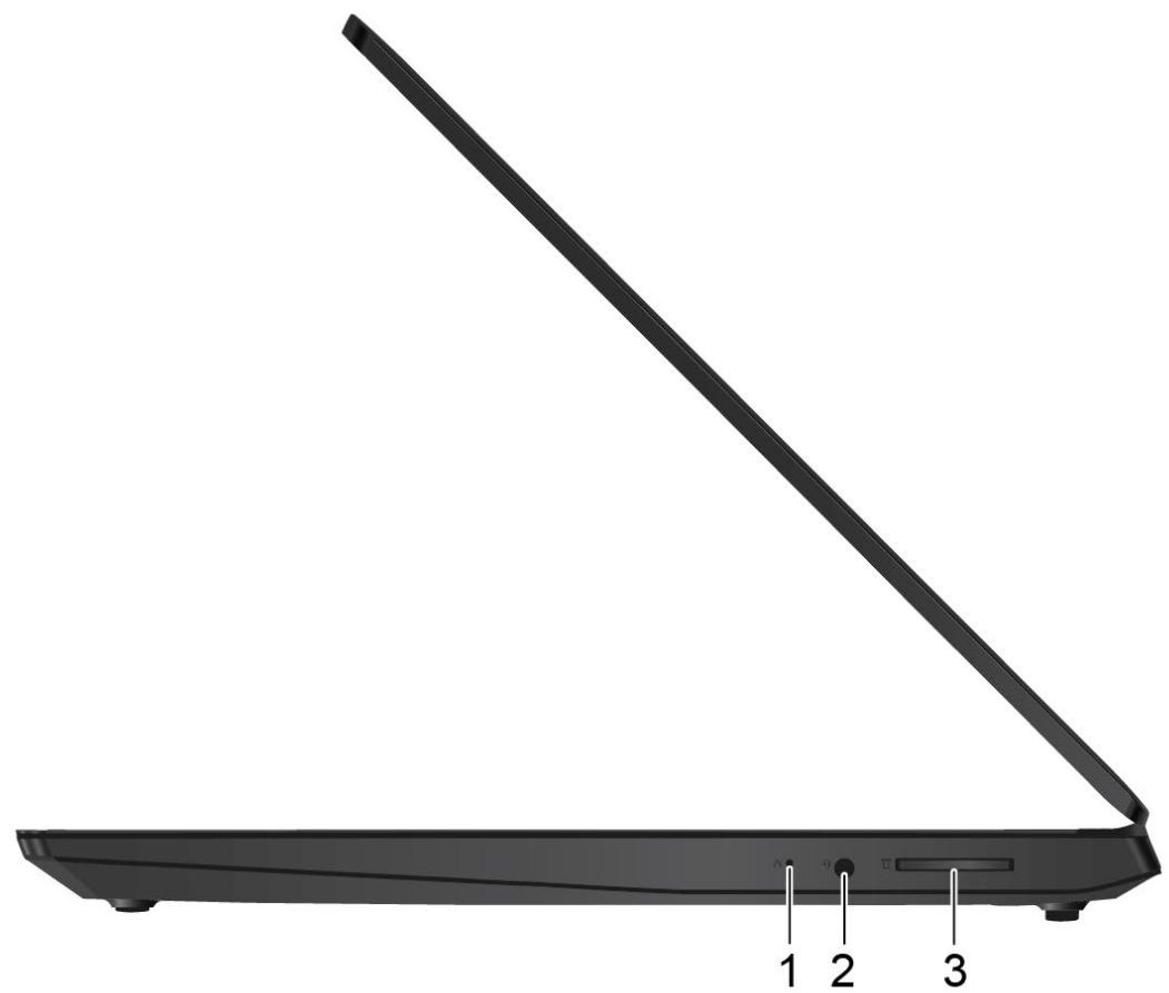 LENOVO 82C7007PFR - Vue du côté droit - 1