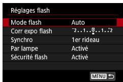 CANON G7X MII - Réglage de la puissance du flash - 3