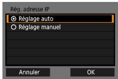 CANON G7X MII - Établissement d'une connexion via un point d'accès - 4