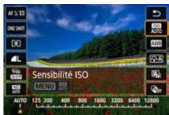 CANON G7X MII - Modification de la sensibilité ISO pour les photos - 1