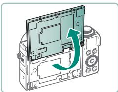 CANON G7X MII - Inclinaison de I'ecran vers le haut - 1