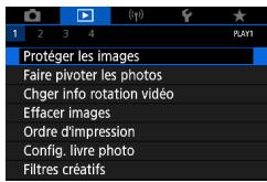 CANON G7X MII - Protection de plusieurs images - 1