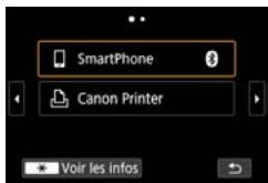 CANON G7X MII - Modification ou suppression des réglages de connexion - 1