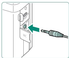 CANON G7X MII - Utilisation d'un microphone externe - 1