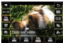 CANON G7X MII - Changement de la taille de l'enregistrement video - 2