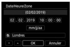 CANON G7X MII - Reglez la date et l'heure. - 2