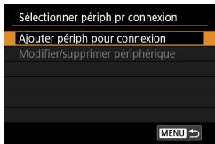 CANON G7X MII - Connexion à un smartphone via Wi-Fi au moyen de la touche Wi-Fi - 3