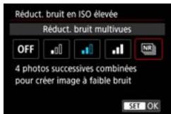 CANON G7X MII - Utilisation de la réduction bruit multivues - 2