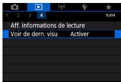 CANON G7X MII - Démarrage de la lecture depuis la dernière image affichée - 1