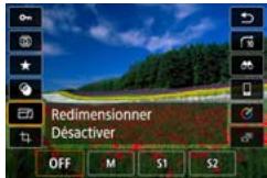 CANON G7X MII - Redimensionnement des images - 2