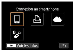 CANON G7X MII - Connexion à un smartphone via Wi-Fi au moyen de la touche Wi-Fi - 2