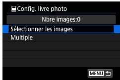 CANON G7X MII - Ajout d'images à un livre photo - 2