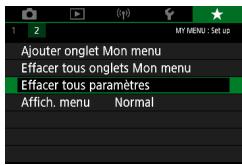 CANON G7X MII - Suppression de tous les éléments ajoutés - 1