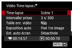 CANON G7X MII - Enregistrement de videos Time-lapse - 3