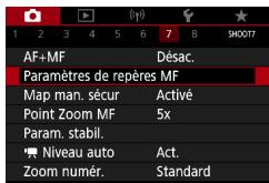 CANON G7X MII - Identification facile de la zone de mise au point (Repère MF) - 1